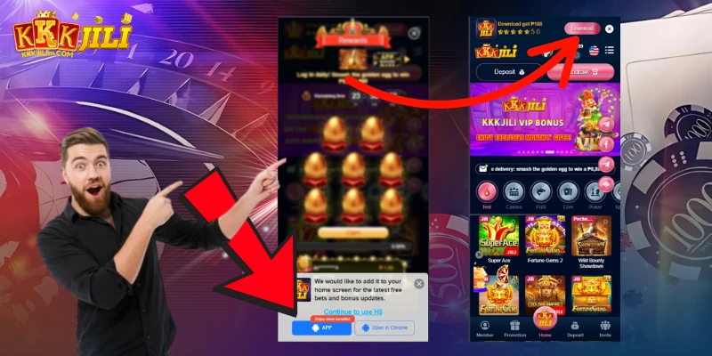 Download the Kkkjili App on Android & iOS Only 2 minutes 4 Download kkkjili